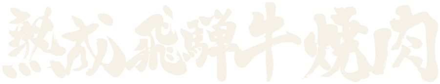 熟成飛騨牛焼肉